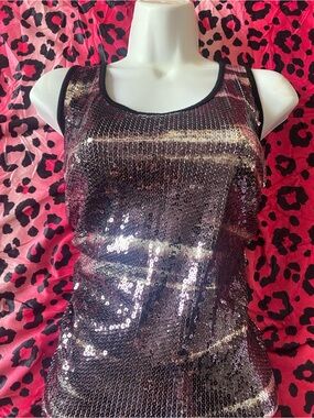 MUDD Sequin Y2K Tank Top Woman’s Large
